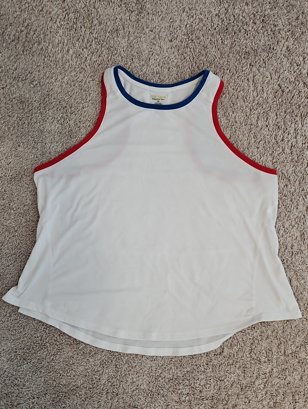 tek gear Racerback Americana Athletic Tank 1X